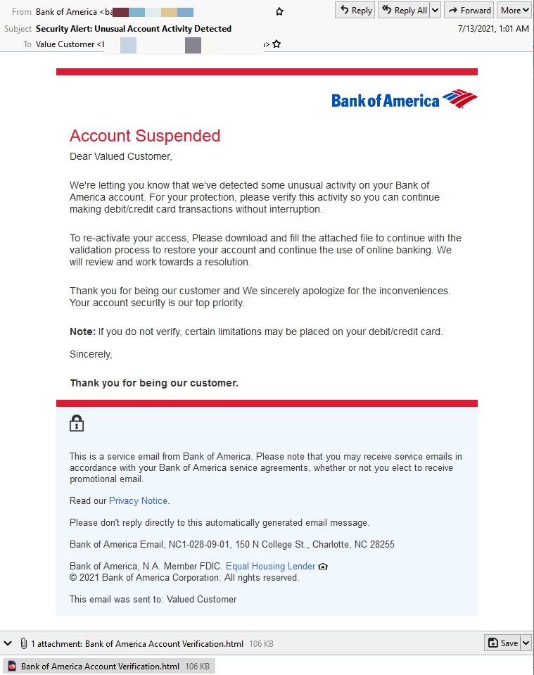 Received this email and not sure if it is a scam or not? The email