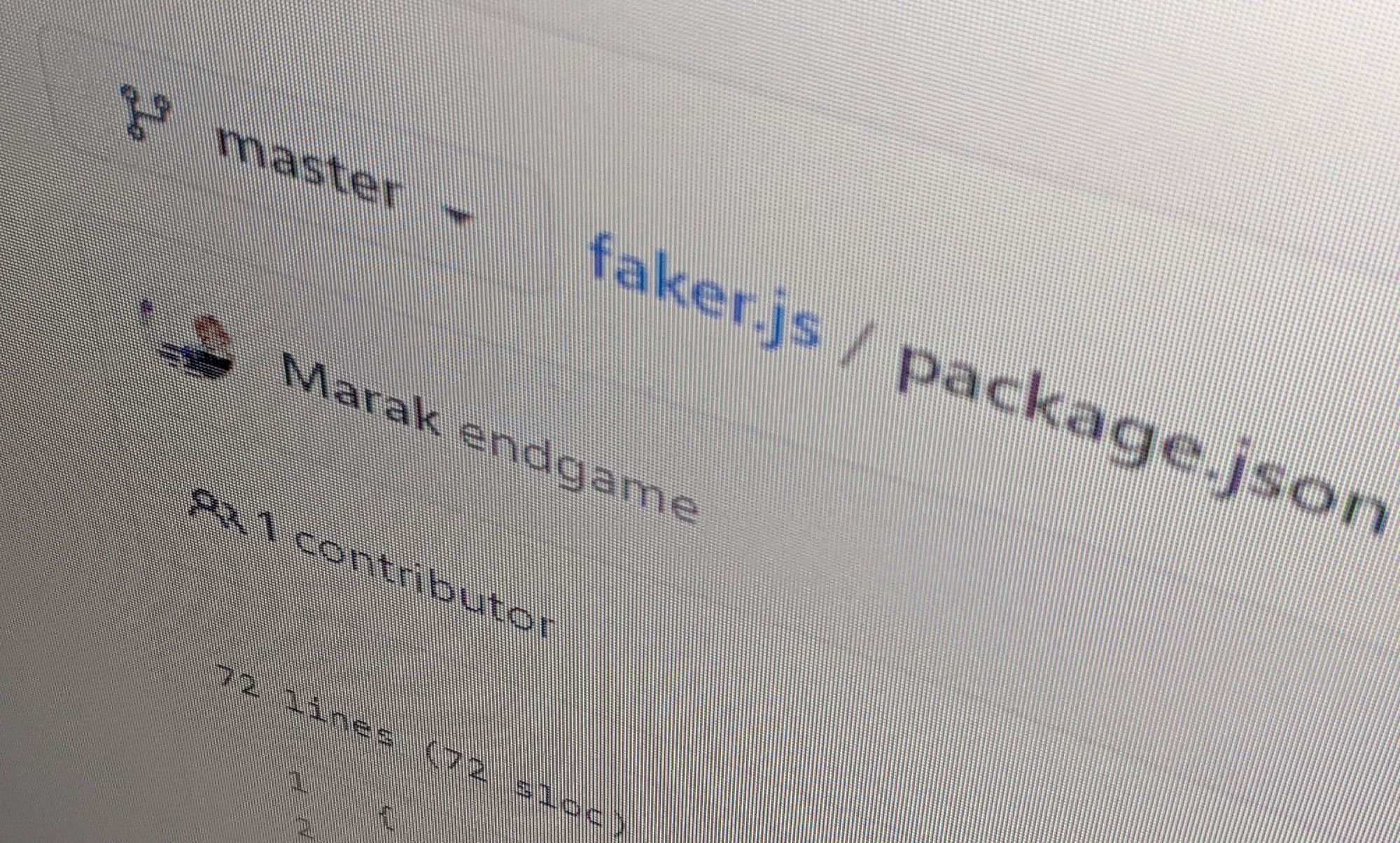 What happened to Faker.js and how to secure your projects