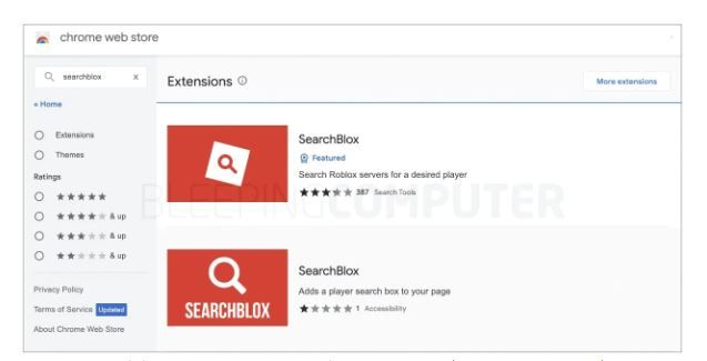 Security Backdoor Found in Roblox Google Chrome Extensions