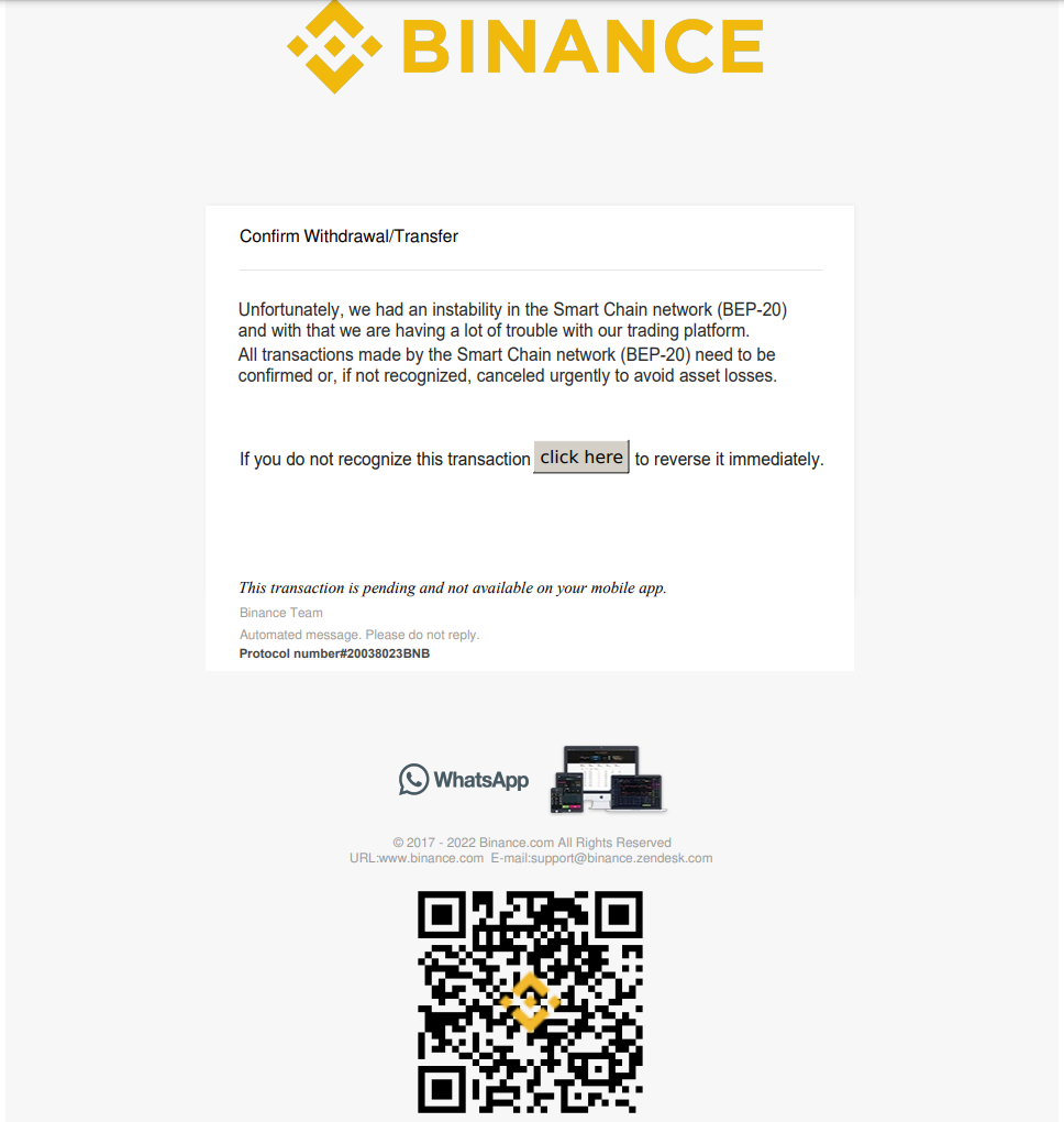 binance scam