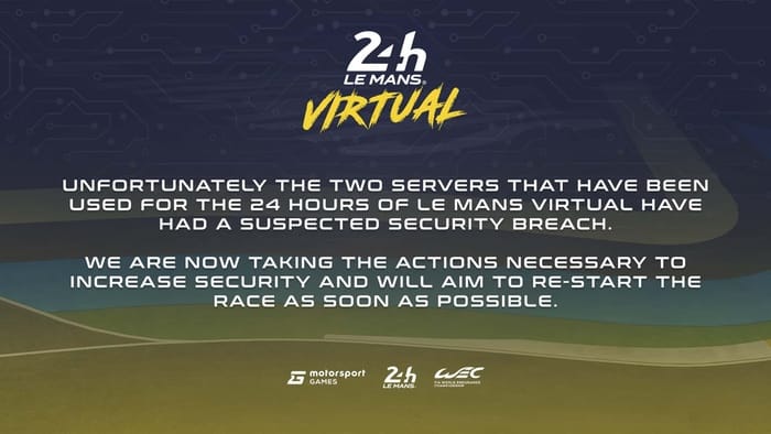 Hackers disrupt 24 Hours of Le Mans Virtual esports event