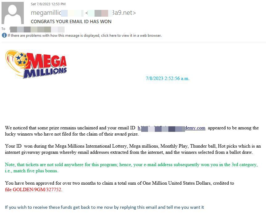 Cha ching Bitdefender Antispam Lab Warns Of Lottery Scams Ahead Of 