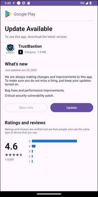 Malware impersonates Google Play