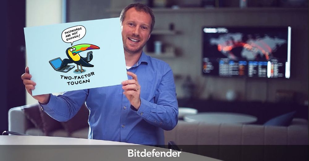 Two-Factor Toucan Explains Why It’s Important to Take Two Steps to Sign In