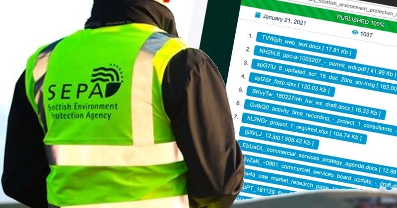 Hackers release over 4,000 files stolen from Scottish environment agency in ransomware attack