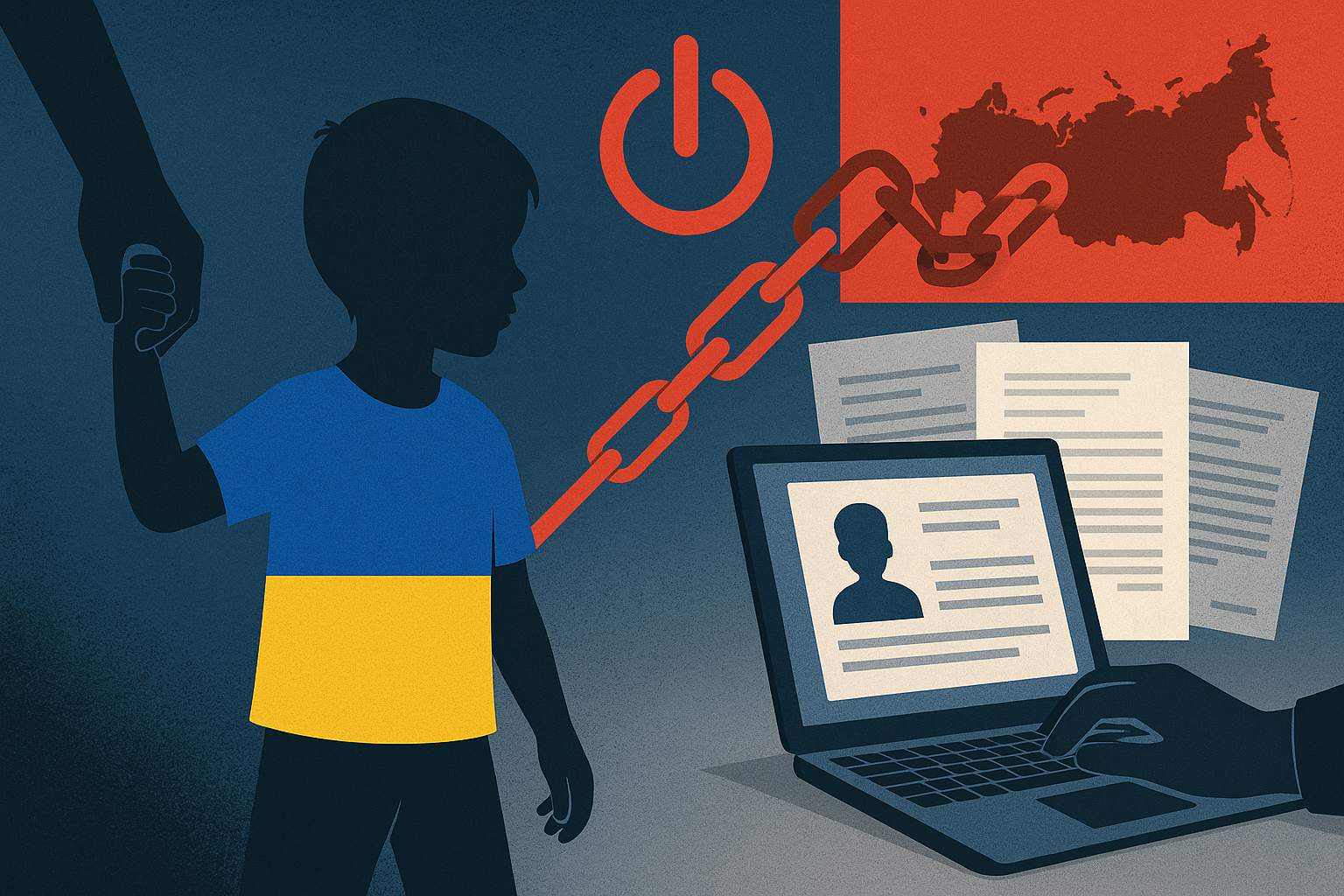 Hackers militares de Ucrania hallan evidencia de que Rusia secuestró niños ucranianos