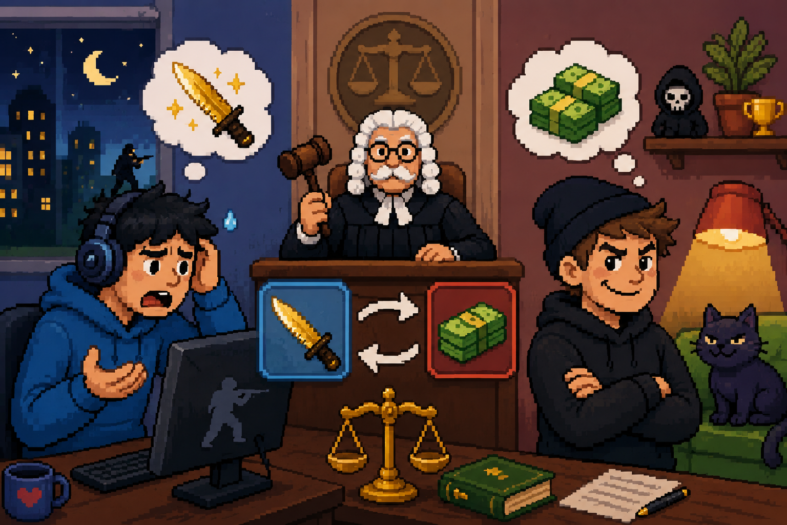Virtual knife, real lawsuit: Counter-Strike skin dispute ends in court