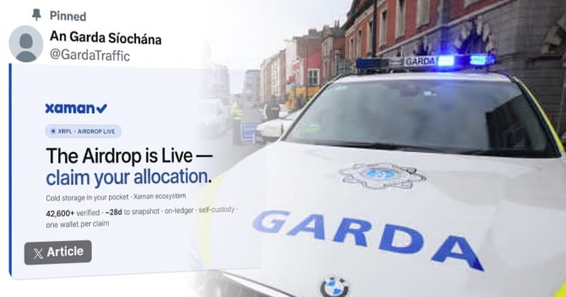 Irish police force has its Twitter hacked in cryptocurrency scam