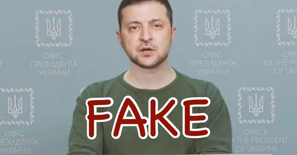 Deepfake President Zelensky calls on Ukraine to surrender, as TV station hacked