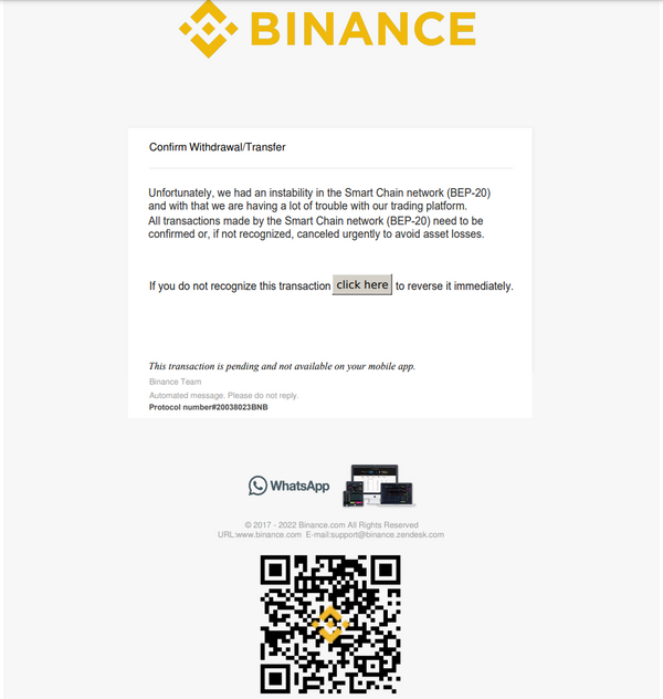 Bitdefender Qr Code Crypto Users Beware: Scammers impersonate Binance in QR code phishing ...