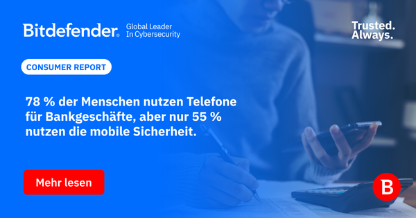 Benutzer von Mobilgeräten, die sich ausschließlich auf die Standardsicherheit verlassen, sind in Gefahr