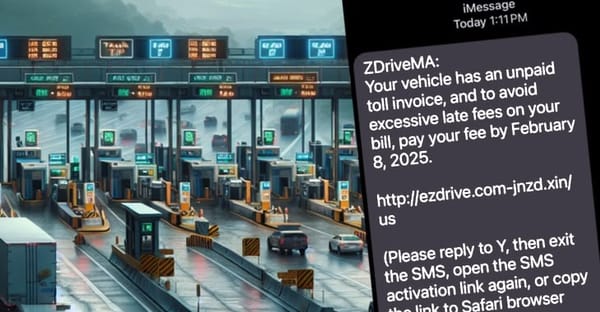 Toll booth bandits continue to scam via SMS messages