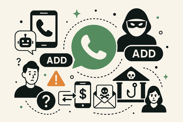 La estafa "Añade este número a WhatsApp" explicada