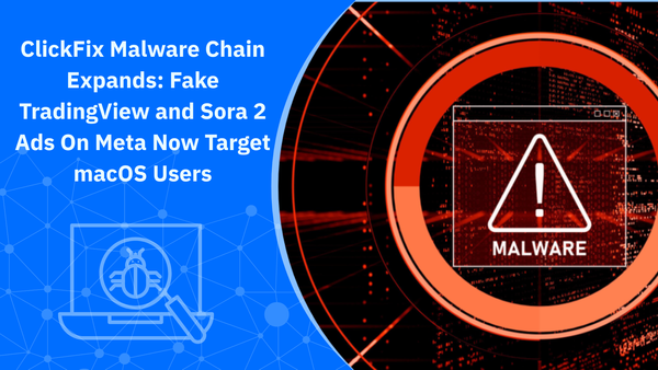 ClickFix Malware Chain Expands: Fake TradingView and Sora 2 Ads On Meta Now Target macOS Users ClickFix Malware Chain Expands: Fake TradingView and Sora 2 Ads On Meta Now Target macOS Users
