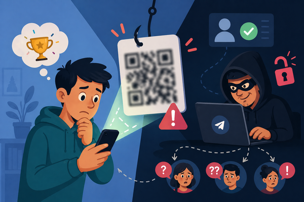 Înșelătoria cu cod QR pe Telegram: cum scanarea unui cod QR duce la pierderea contului