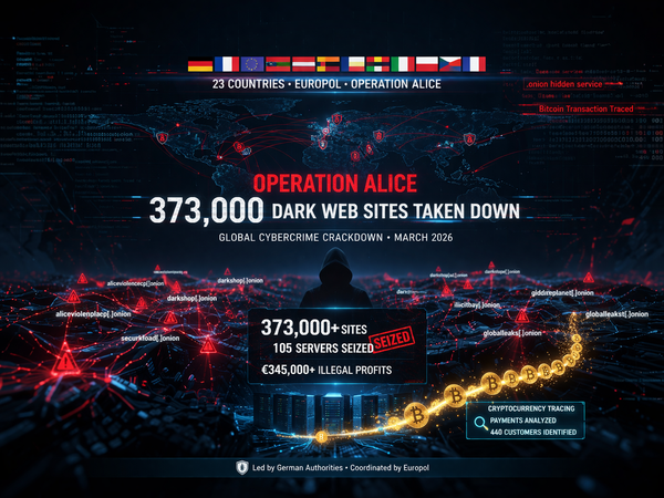 Represión global de la dark web explicada: cómo la Operación Alice derribó 373.000 sitios