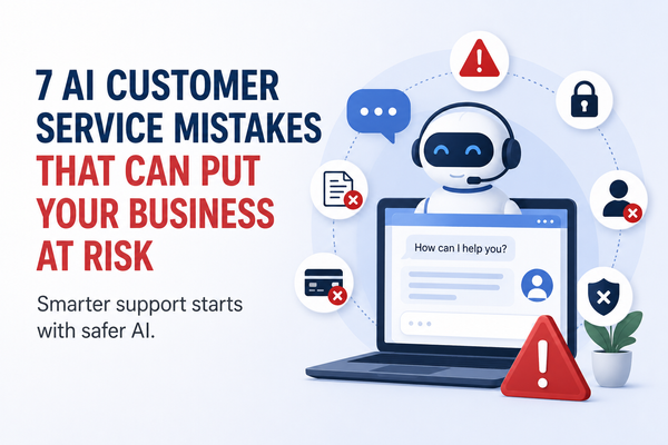 7 AI customer service mistakes that can put your business at risk 7 AI customer service mistakes that can put your business at risk