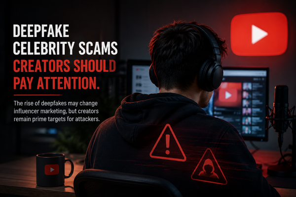 Deepfake celebrity scams are booming. Creators should pay attention Deepfake celebrity scams are booming. Creators should pay attention