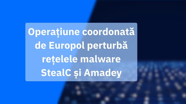 Operațiunea Endgame dă o nouă lovitură rețelelor malware StealC și Amadey