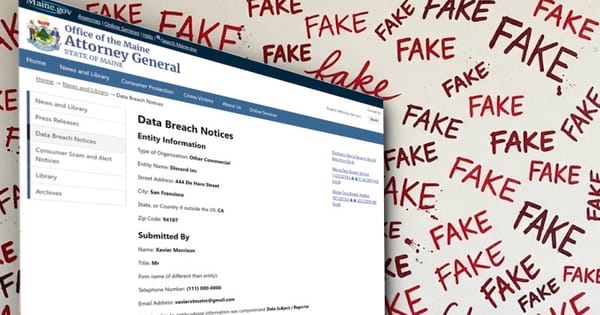 Maine forced to take down data breach portal after fake notices filed with authorities Maine forced to take down data breach portal after fake notices filed with authorities