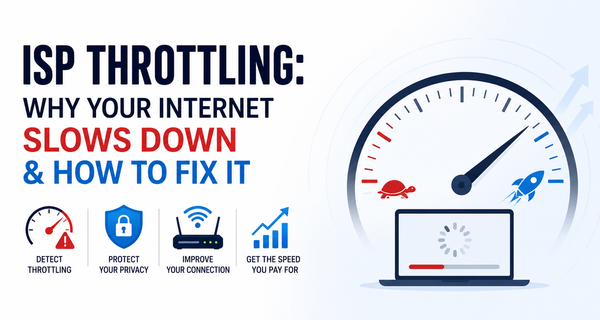 ISP throttling: Why your internet slows down & how to fix it ISP throttling: Why your internet slows down & how to fix it