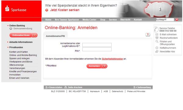 Music Website Hacked to Dump Phishing Page and Target Sparkasse Clients