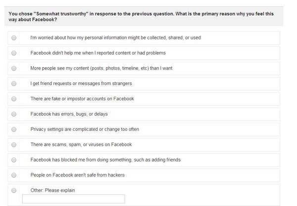 Latest Facebook Survey Questions Users about Privacy, Annoying Posts