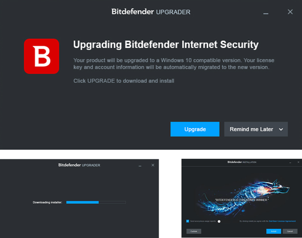 Bitdefender-Produkte sind bereit für Windows 10