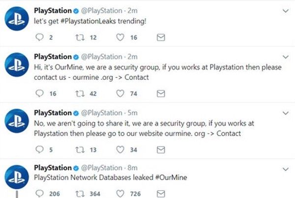 Les comptes réseaux sociaux de Sony piratés. La base de données PSN aurait été volée.