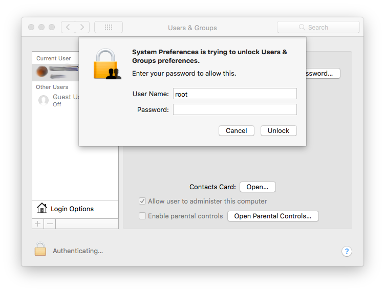 MacOS High Sierra Security Flaw Allows Root Access with No Password