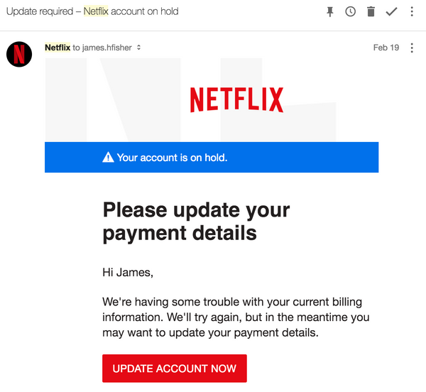 Gmail "dots don"t matter" feature exposes Netflix users to phishing attacks