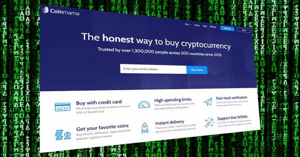 450,000 usernames and passwords stolen from Coinmama cryptocurrency broker