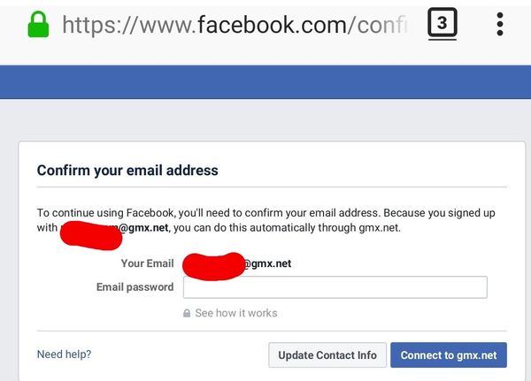 Facebook Asks Some New Users for Email Passwords