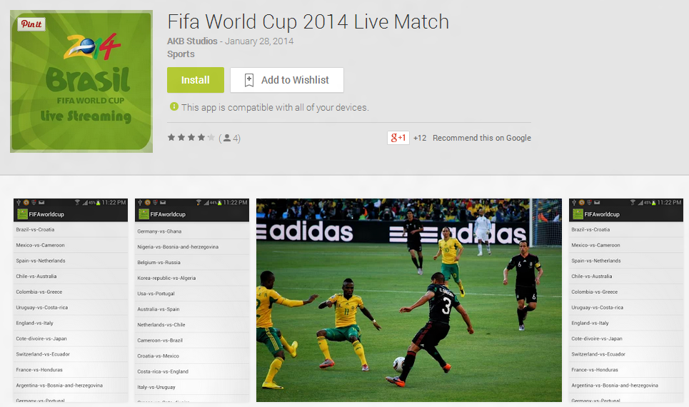 Instead of Football Matches, Apps Play Unauthorized Code