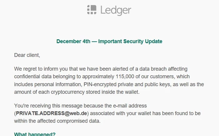 Hacker publishes stolen email and mailing addresses of 270,000 Ledger ...